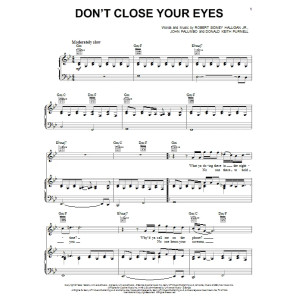 Don''t Close Your Eyes