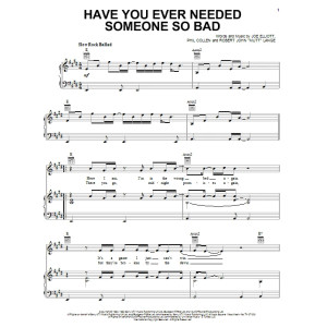 Have You Ever Needed Someone So Bad