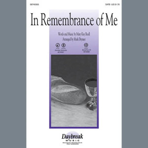 In Remembrance Of Me - Full Score
