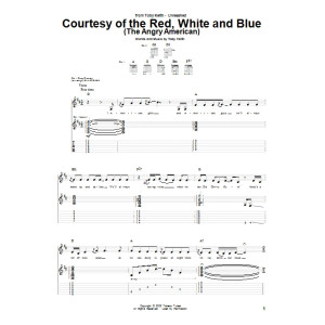 Courtesy Of The Red, White And Blue (The Angry American)