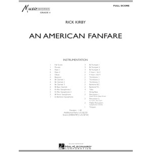 An American Fanfare - Full Score
