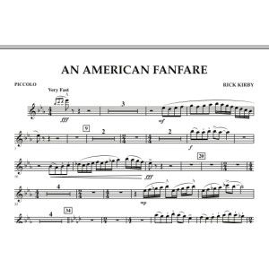 An American Fanfare - Piccolo