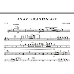 An American Fanfare - Flute 1