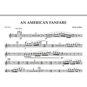 An American Fanfare - Flute 2