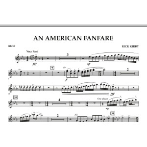An American Fanfare - Oboe