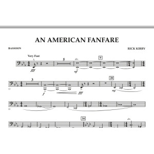 An American Fanfare - Bassoon
