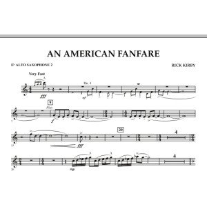 An American Fanfare - Eb Alto Saxophone 2