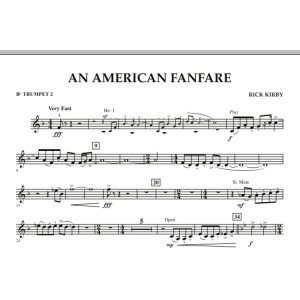 An American Fanfare - Bb Trompete 2
