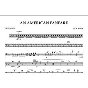 An American Fanfare - Trombone 1