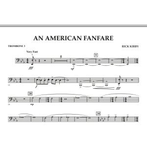 An American Fanfare - Trombone 3