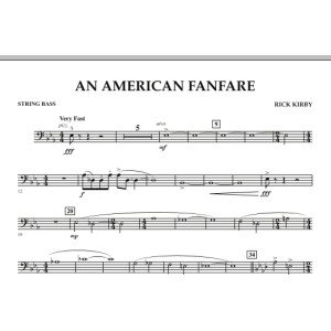 An American Fanfare - Kontrabass