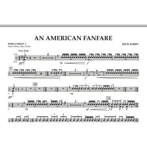 An American Fanfare - Percussion 1