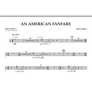 An American Fanfare - Percussion 2
