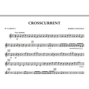 Crosscurrent - Bb Clarinet 1