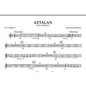 Aztalan (Stadt des Geheimnisses) - Bb-Klarinette 1