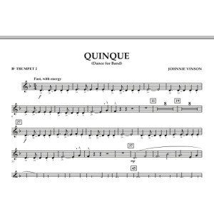 Quinque (Dance for Band) - Bb Trumpet 2