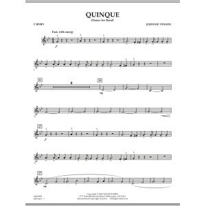 Quinque (Dance for Band) - F Horn