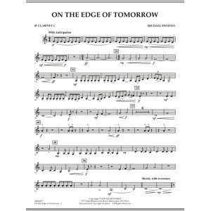 On the Edge of Tomorrow - Bb Clarinet 2