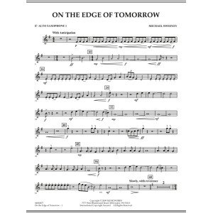 On the Edge of Tomorrow - Eb Alto Saxophone 1
