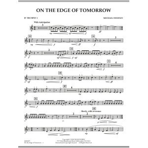 On the Edge of Tomorrow - Bb-Trompete 1