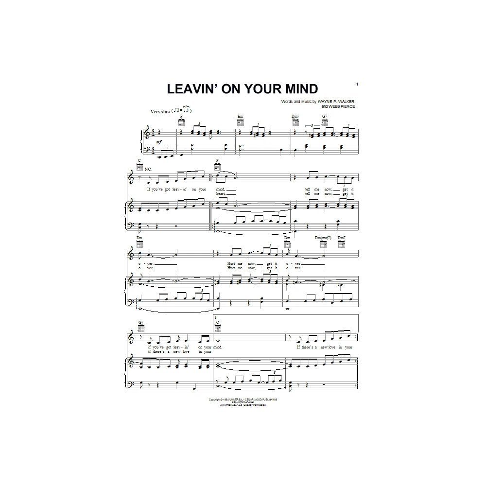 Leavin' On Your Mind