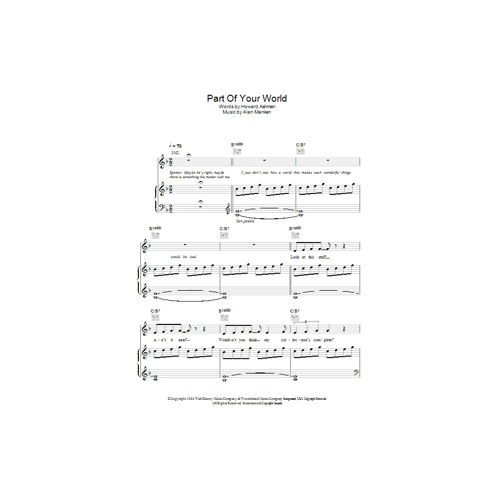 Part Of Your World (from The Little Mermaid)