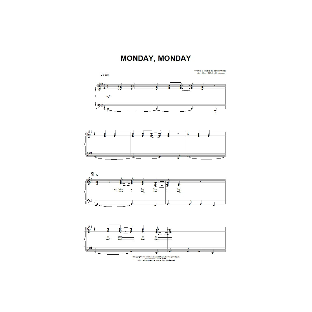 Monday, Monday