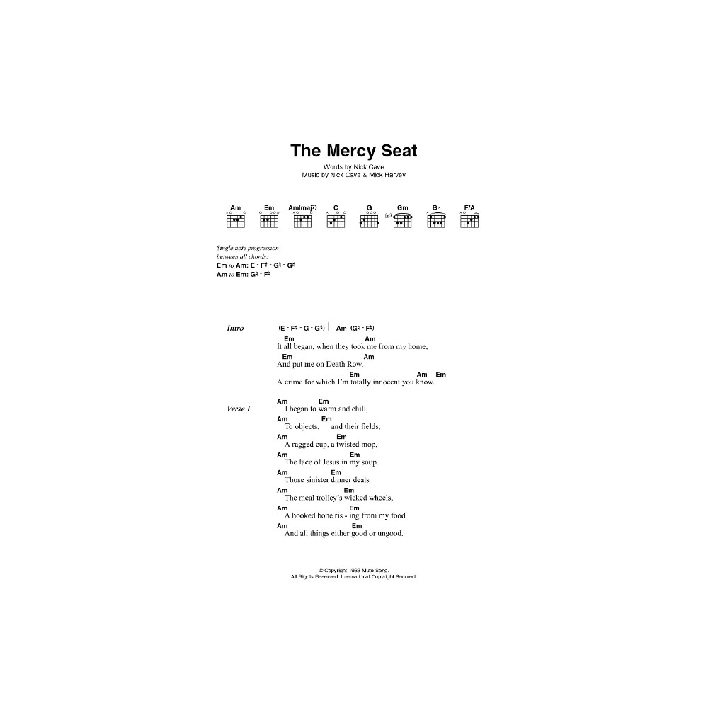 The Mercy Seat