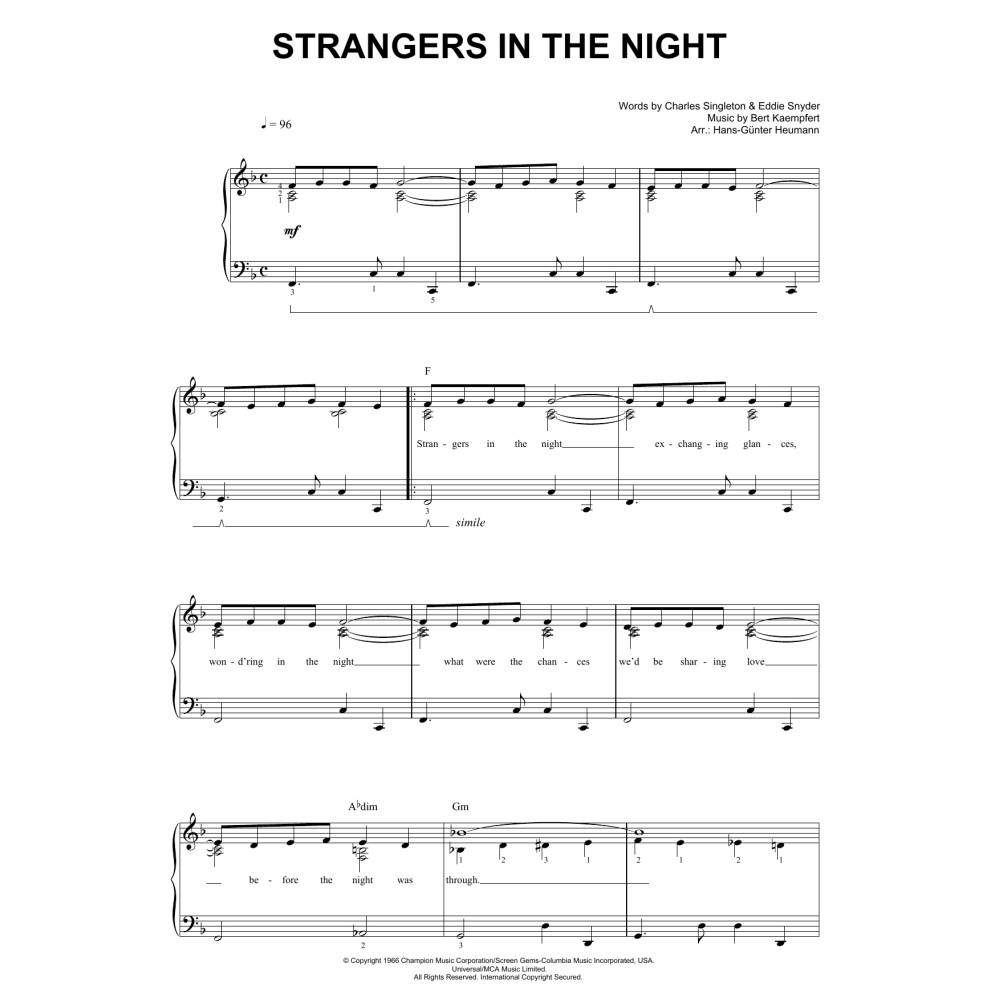 Strangers In The Night