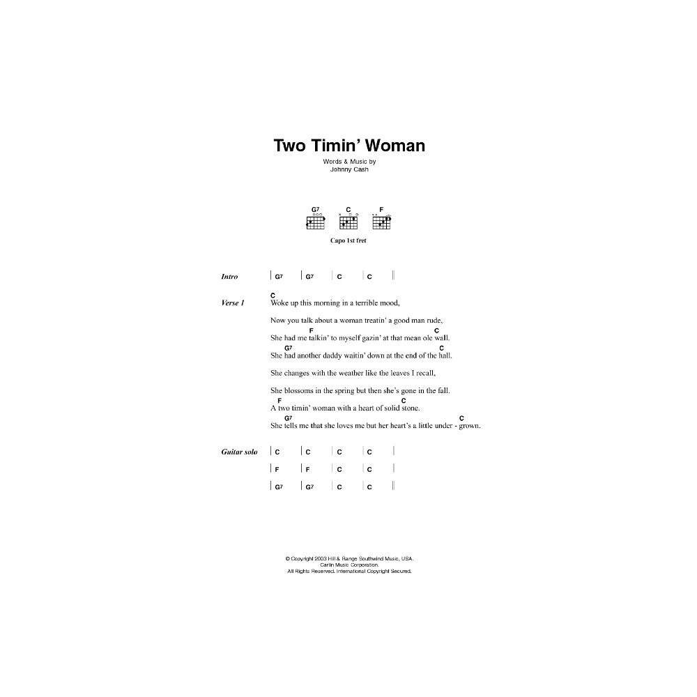 Two Timin' Woman
