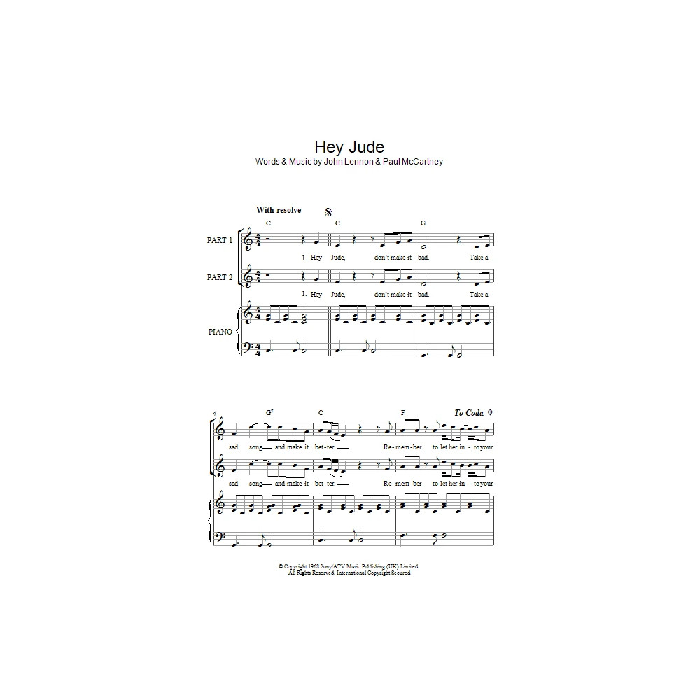 Hey Jude (arr. Rick Hein)