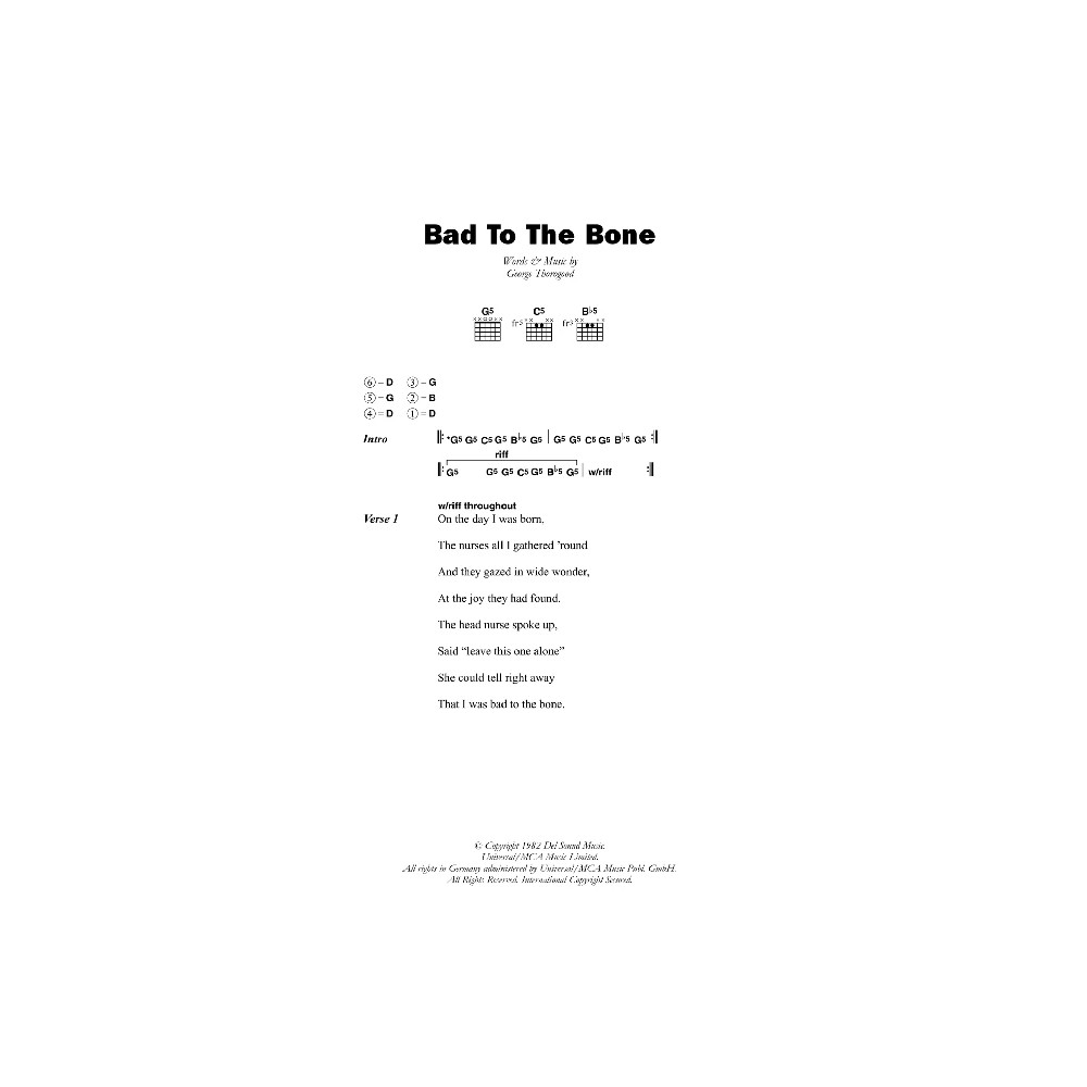 Bad To The Bone