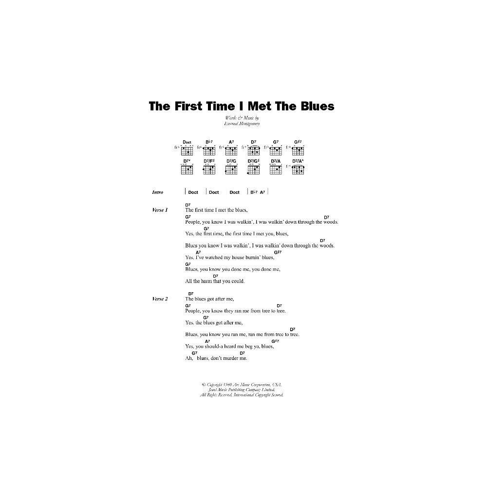 The First Time I Met The Blues