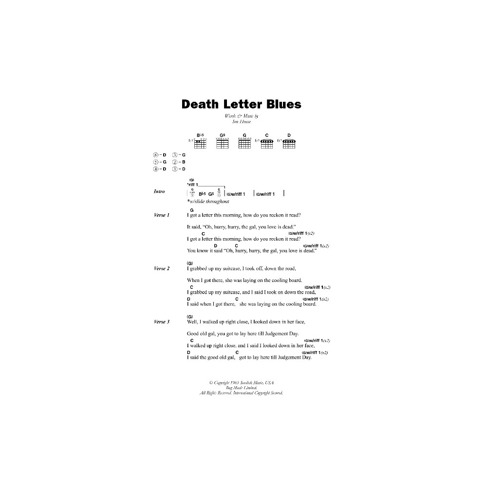 Death Letter Blues