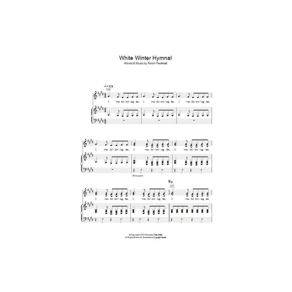 White Winter Hymnal