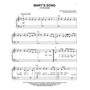 Mary's Song (Oh My My My)