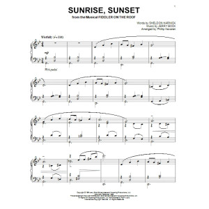 Sunrise, Sunset (arr. Phillip Keveren)
