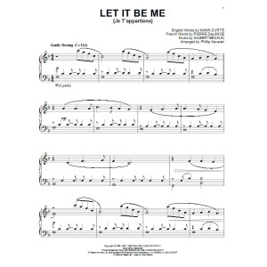 Let It Be Me (Je T'appartiens) (arr. Phillip Keveren)