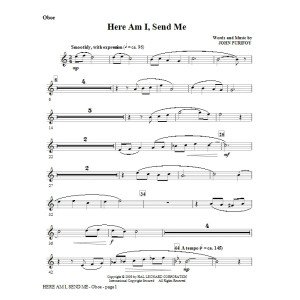 Here Am I, Send Me - Oboe