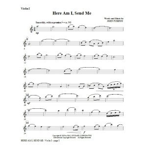 Here Am I, Send Me - Violin 1