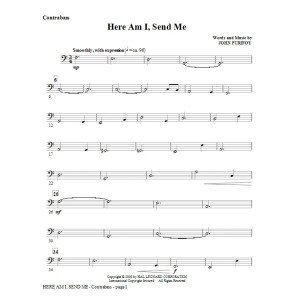 Here Am I, Send Me - Kontrabass