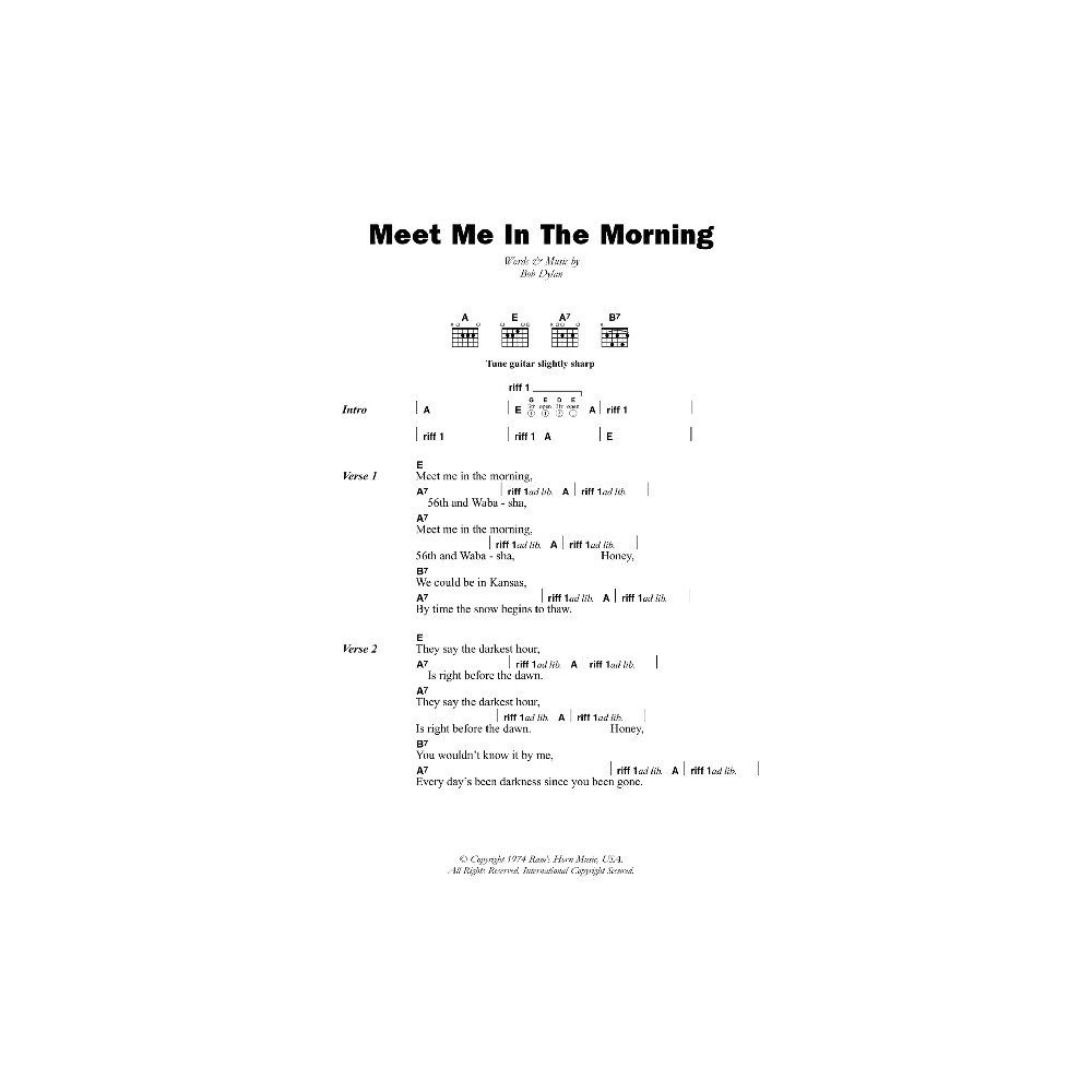 Meet Me In The Morning