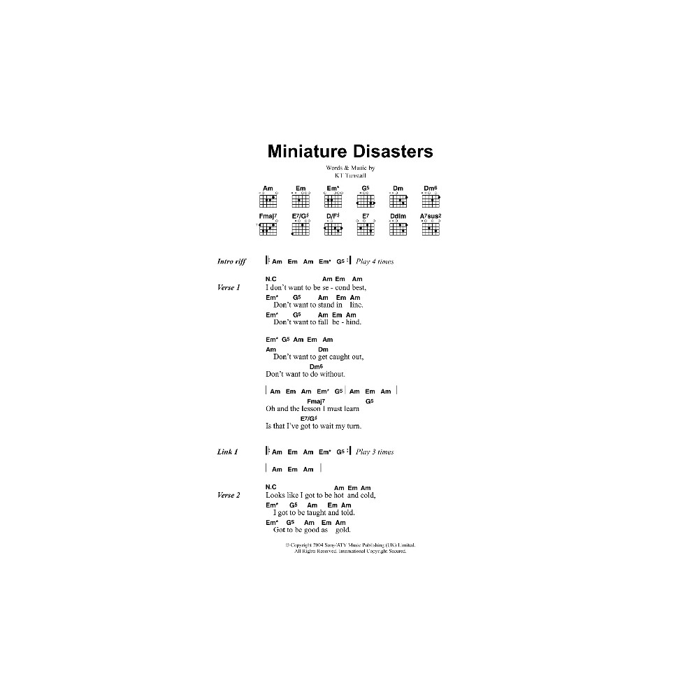 Miniature Disasters