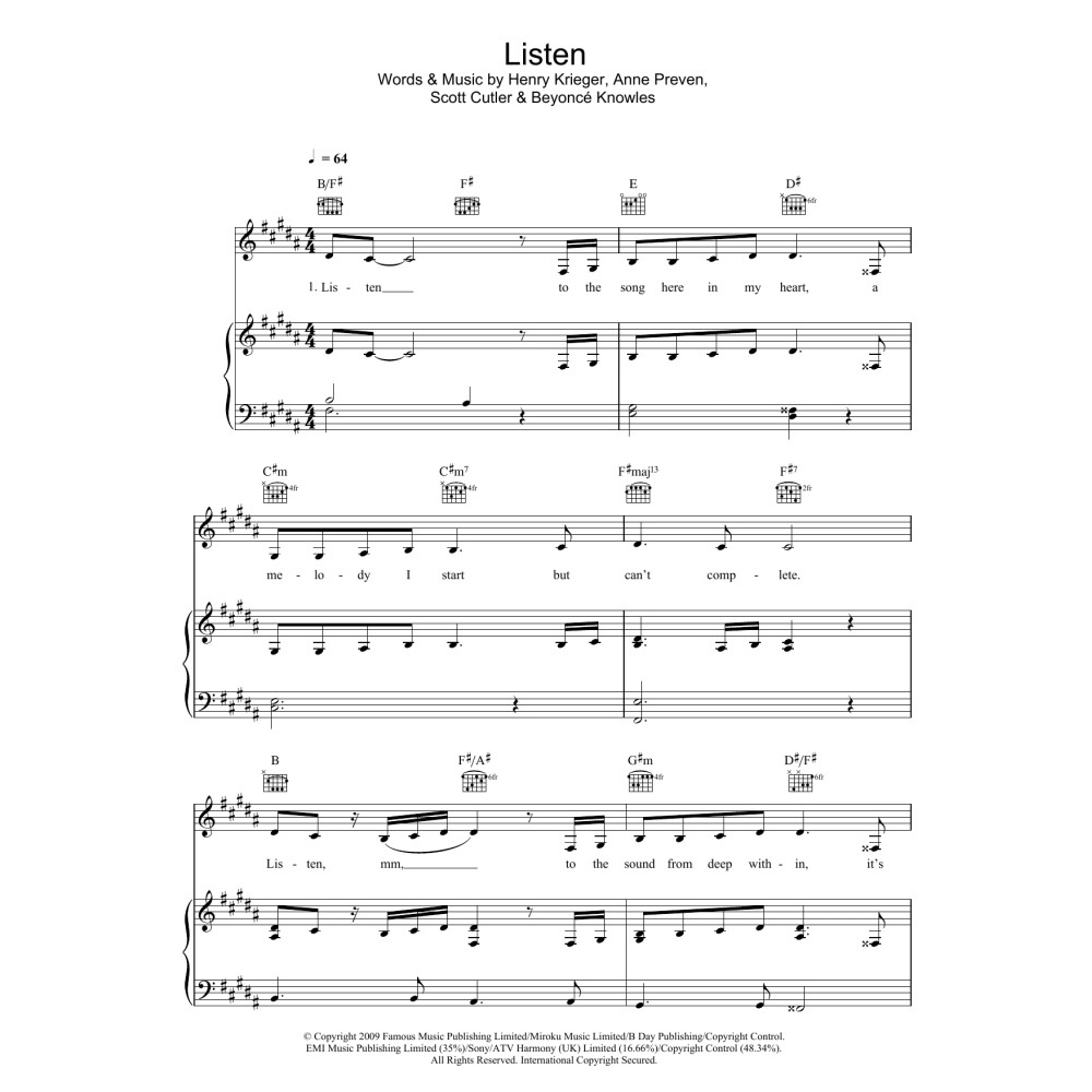 Listen (from Dreamgirls)