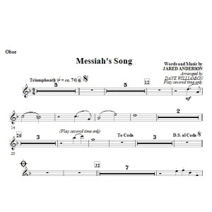 Messiah''s Song - Oboe