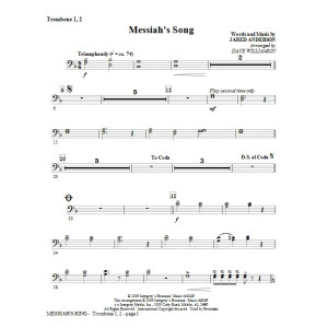 Messiah's Song - Trombone 1, 2