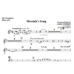 Messiah's Song - Tenor Sax (Trombone 2 sub)