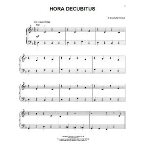 Hora Decubitus