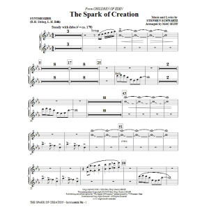 The Spark of Creation (from Children of Eden) - Synthesizer