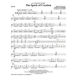 The Spark of Creation (aus Children of Eden) - Schlagzeug